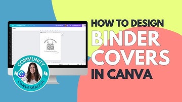 Canva Binder Cover  and Spine Insert Design