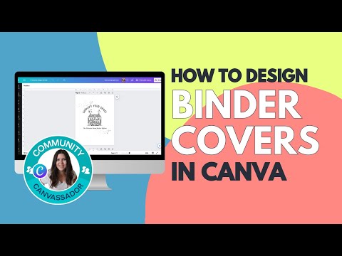 Canva Binder Cover
