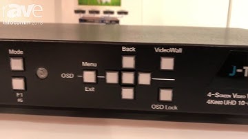 InfoComm 2018: J-Tech Digital Showcases Its Videowall Edge-Blending Processor