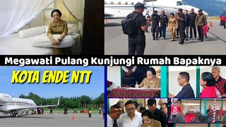 Momen Megawati Soekarnoputri Pulang ke Rumah Bapaknya Di Kota Ende NTT