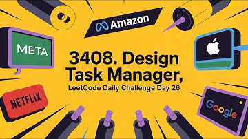 Leetcode 3408  Design Task Manager   #leetcode #codinginterview #dailychallenge #day26 #faang
