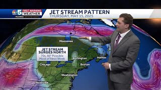 Cool and rainy late week, big pattern change next week in Vermont (05-07-25)