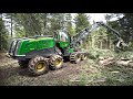 ABATTAGE FORESTIER en France ! 100% JOHN DEERE | PORTEUR &amp; ABATTEUSE | ALLIANCE