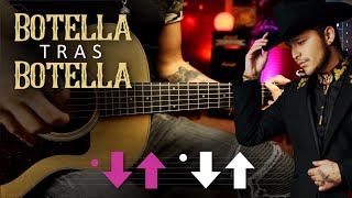 Botella Tras Botella - Christian Nodal, Gera MX TUTORIAL Guitarra ACORDES | COMPLETO Christianvib