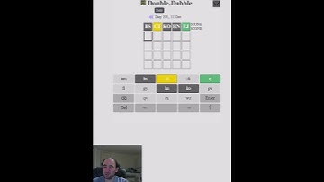 Wordle with letters PAIRED-UP?! (Double-Dabble puzzle for 11 Oct 24)