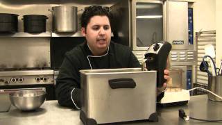 How to choose the right deep fryer and what oil to use. With Chef Cristian Feher(Video Bites with Chef Cristian Feher. In this episode the chef gives you tips on how to choose the right deep fat fryer, and goes over some important factors about ..., 2011-01-11T05:19:54.000Z)