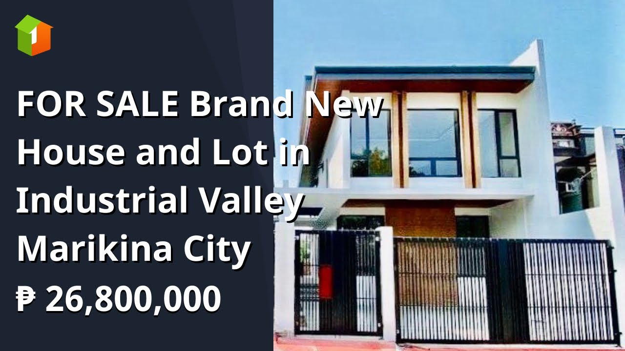 FOR SALE Brand New House and Lot in Industrial Valley Marikina City
