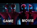 New amazing spiderman 2 suit pc vs movie side by side 4k