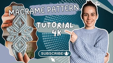 DIY Macrame Pattern | Tutorial 4K | Advanced Level