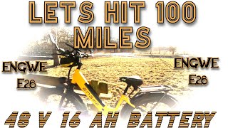 100 Miles On This AWESOME E-bike (Engwe E26)