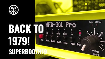 NEW MFB-301 Pro Drum Machine | Superbooth 2019 | Thomann