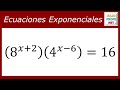 ECUACIONES EXPONENCIALES - Ejercicio 3