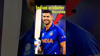 Indian Cricketer Ronaldo 😱 #shorts​​ #ronaldo​​ #experiment​​