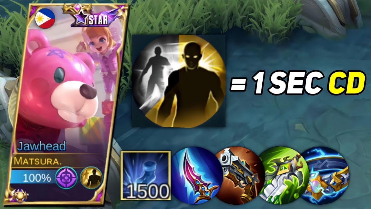 JAWHEAD 1 SECOND FLICKER TRICK COMBO! 😱 JAWHEAD BEST 1 HIT ROAMER DIRE HIT EMBLEM BUILD TOP 1 GLOBAL