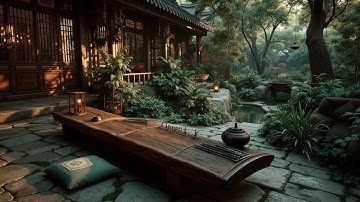 Zen Garden Melodies ~ Guzheng & Bamboo Flute for Deep Relaxation & Stress Relief