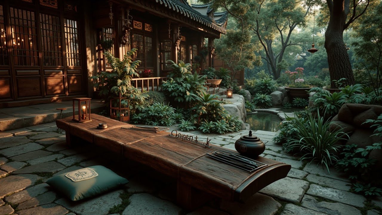 Zen Garden Melodies ~ Guzheng & Bamboo Flute for Deep Relaxation ...
