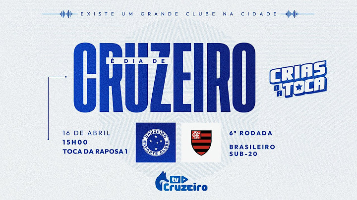 AO VIVO E COM IMAGENS | Cruzeiro x Flamengo | Campeonato Brasileiro Sub-20 | 6ª Rodada
