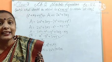 Q-4||Ex-12.2||ALGEBRIC EXPRESSIONS||CLASS-7TH||NCERT SOLUTIONS||