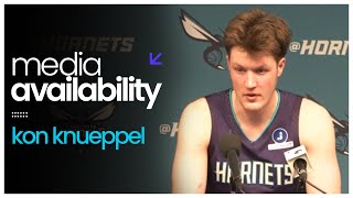 Hornets vs Bulls: Kon Knueppel Postgame Media Availability | 12/12/2025
