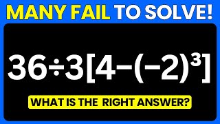 It Looks Simple, But It's The Hardest PEMDAS Trap! Solve This Arithmetic Quiz 💡