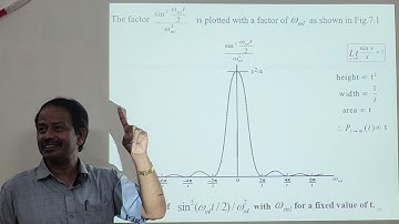 L.7.1 Time dependent perturbation theory-Physical significance – Transition probability (Part 2)