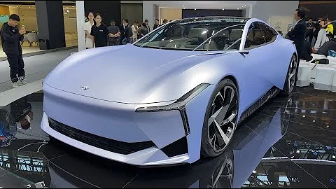 All New Dongfeng eΠ007 EV Concept Walkaround—2023 Guangzhou Motor Show - DayDayNews