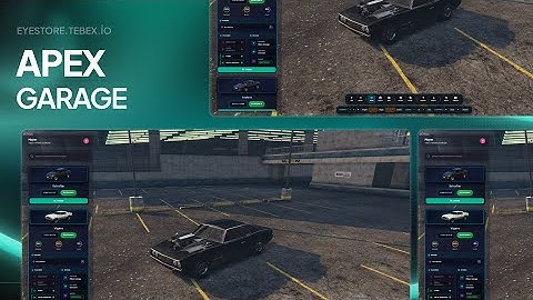 APEX Garage Pro - #1 FiveM Vehicle System | FREE Download | ESX/QBCore 2025