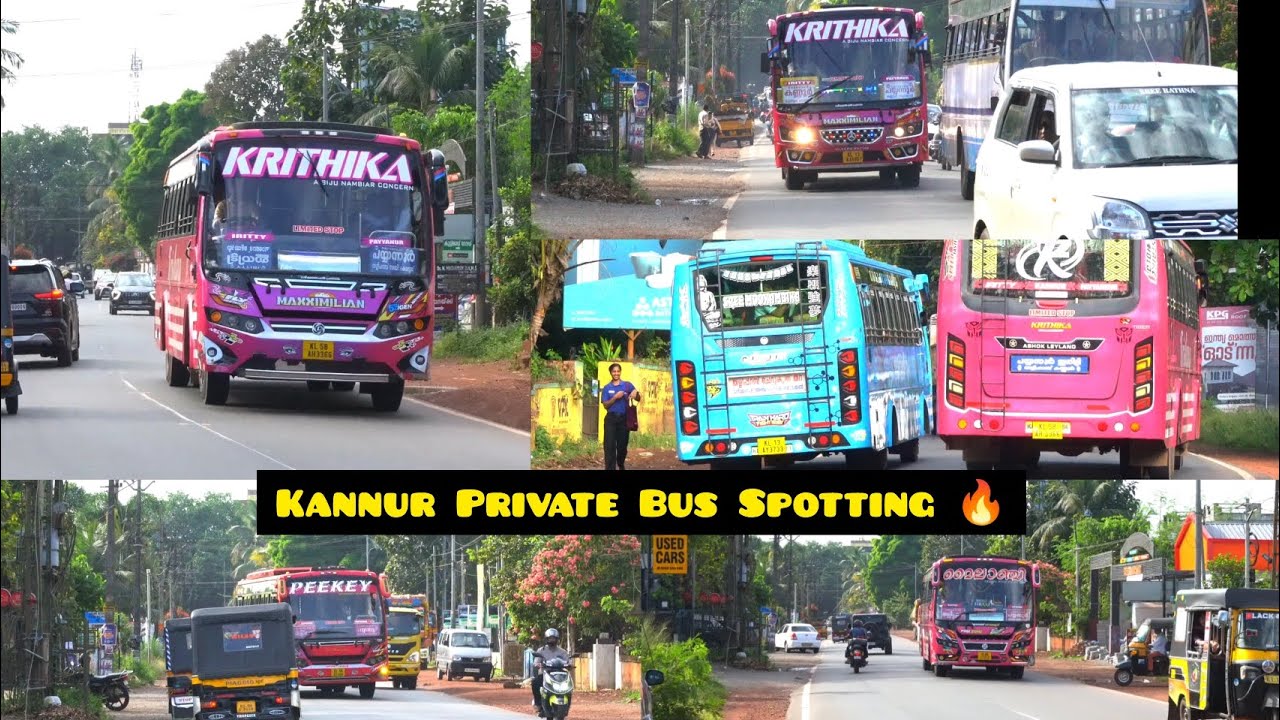 Kannur Private Bus 🚌 Spotting NH66 | Kannur - Payyannur road 🛣️