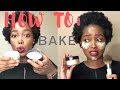 HOW TO BAKE  CORRECTLY FOR DARK SKIN WOMEN (NO FLASHBACK) | South African Youtuber