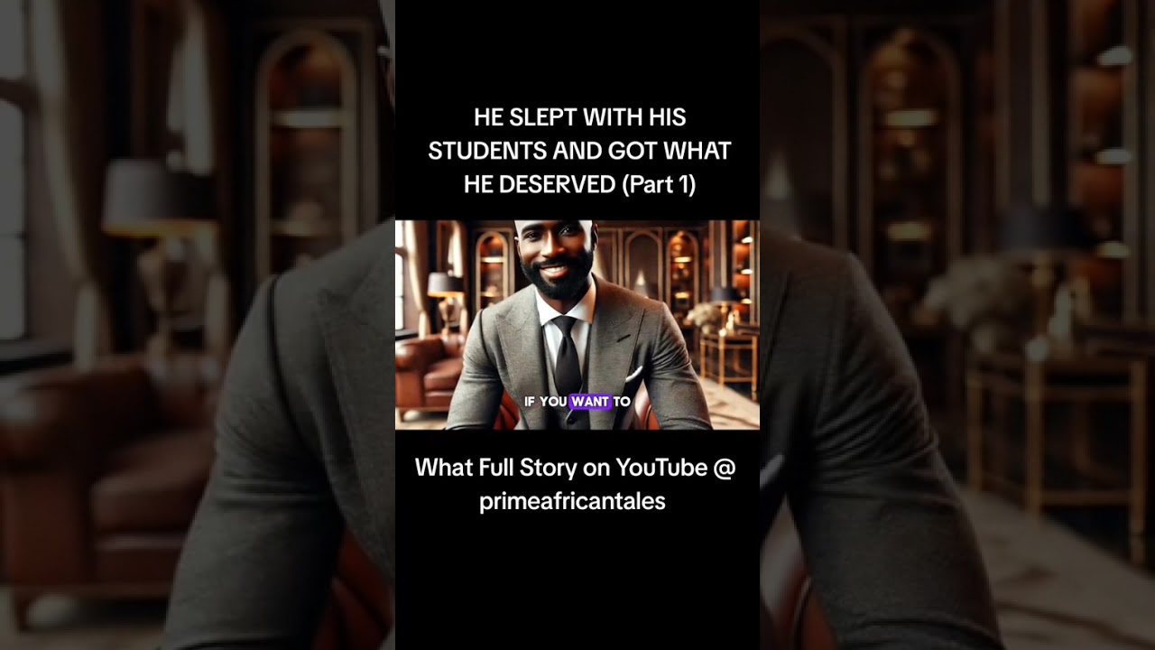 This is what you deserve when sleeping with Students.  