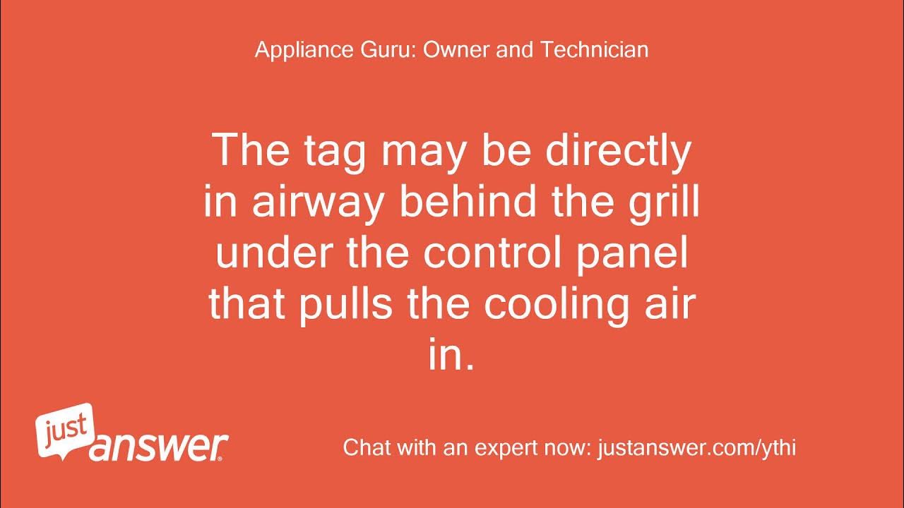 Where can I find the serial number on my dacor range, model YouTube