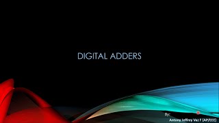Digital Adders