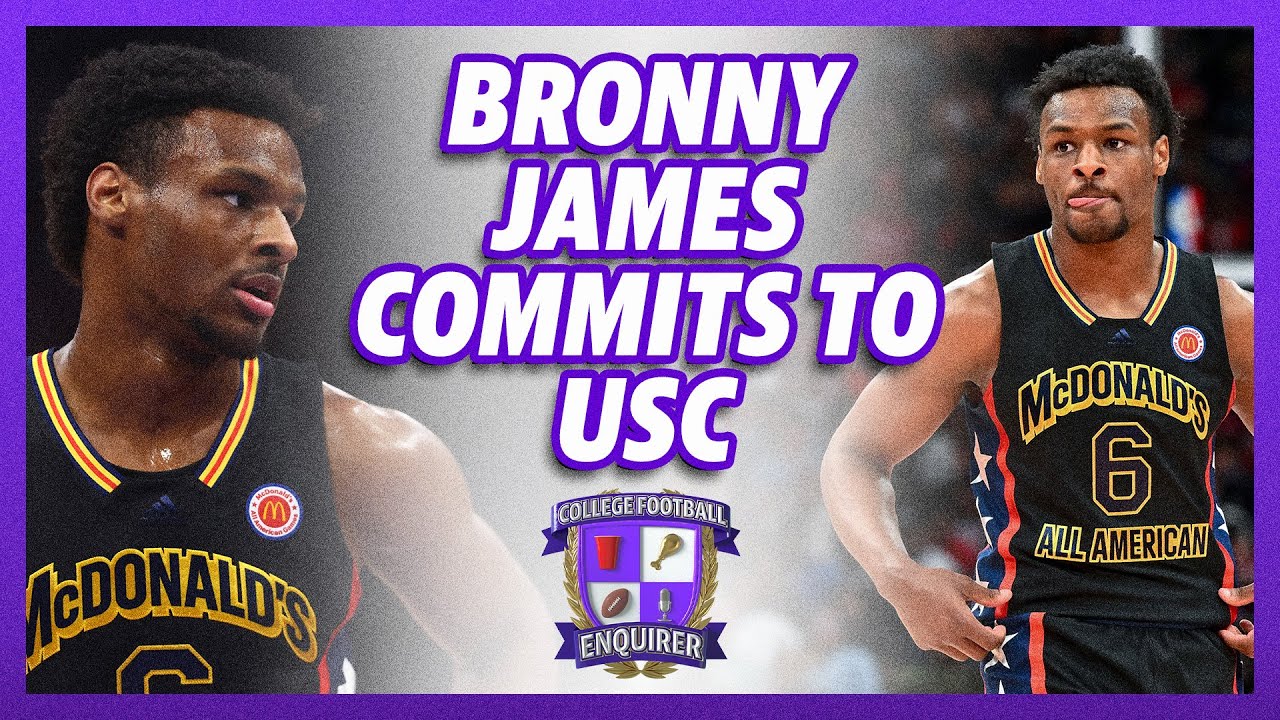 Bronny James Commits to Play College Basketball With USC