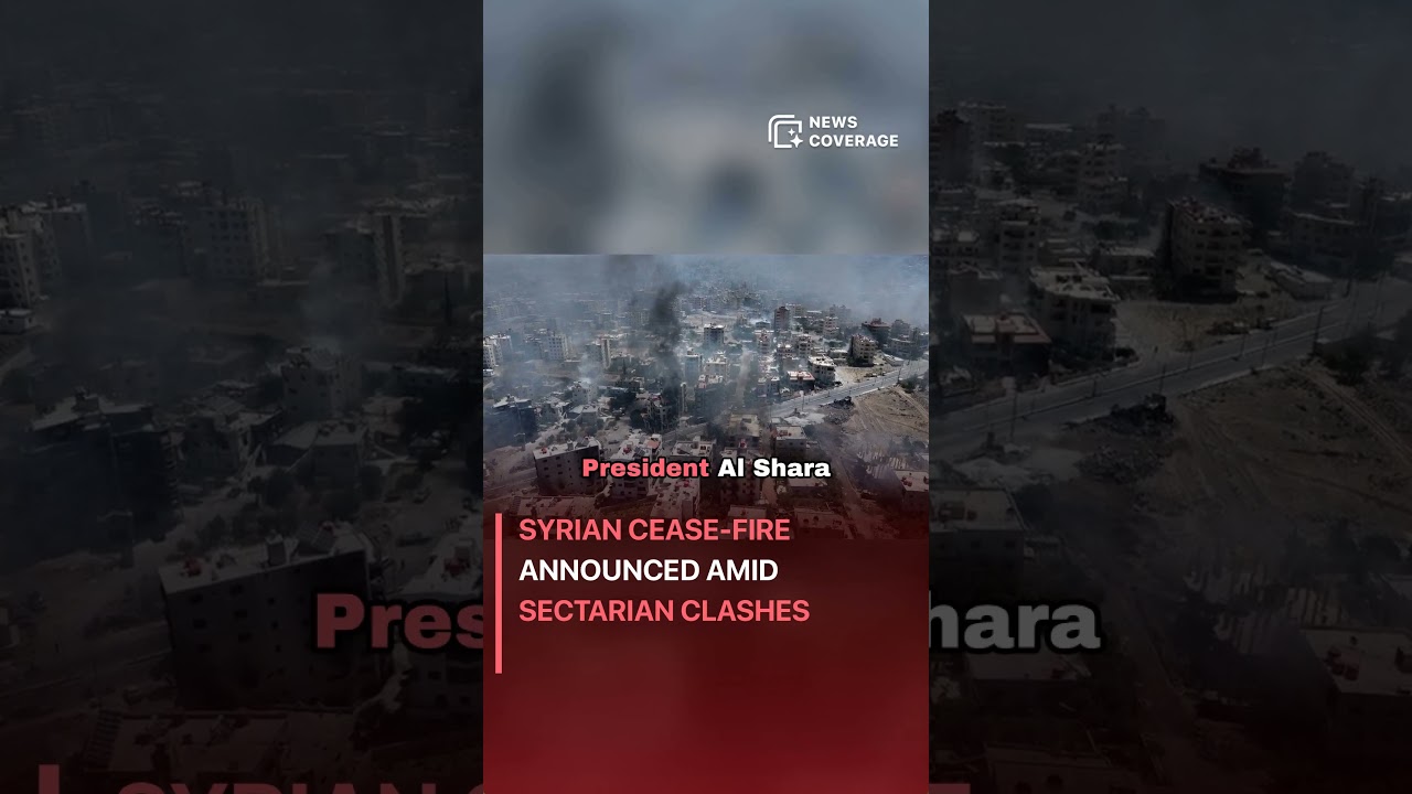 Syrian Cease-Fire Announced Amid Sectarian Clashes 