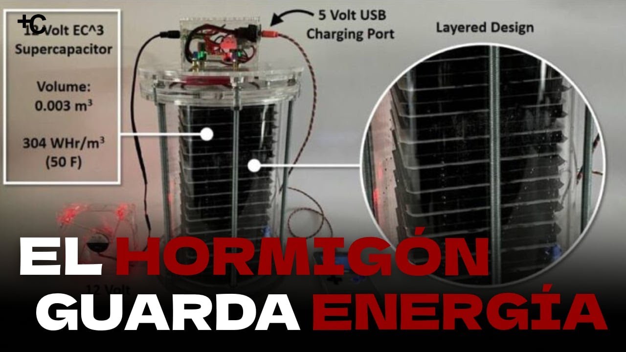 Hormigón que acumula energía para tu casa.