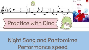 (Fast) Night Song and Pantomime - ABRSM 2020-2023 Violin grade 5 (c2)