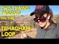 Two Trains Passing on the Tehachapi Loop