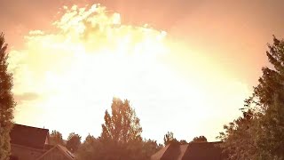 Astrophotographer Captures Falling Meteor Fireball Over Garden