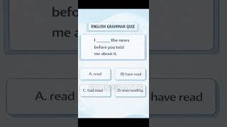 let's master english tenses part 27