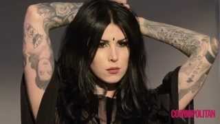 Kat Von D Photo Shoot for Cosmopolitan