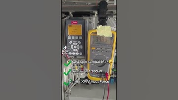 Carrier 30XWV with Danfoss VLT inverter #danfoss #coolmationeng