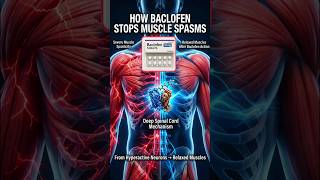 How Baclofen Actually Stops Muscle Spasms 🧠 | Deep MOA of Baclofen Explained #shorts