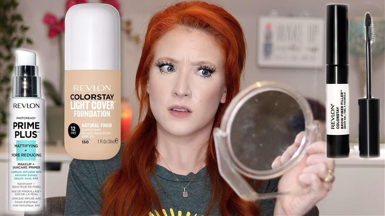 Testing out NEW Revlon Products - Brow Gel, Primer & Foundation