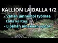 Avohakkuuta kallion päällä osa 1/2. Synkän näköinen pudotus pimeällä. Ponsse Scorpion K H7 AC FC