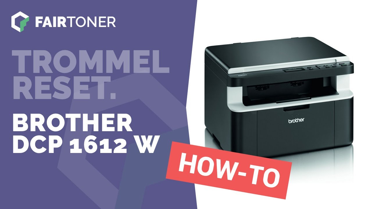 Brother DCP-1612 W Trommel Reset 