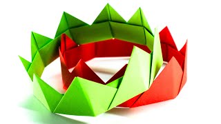 How to make a paper crown (Origami crown)