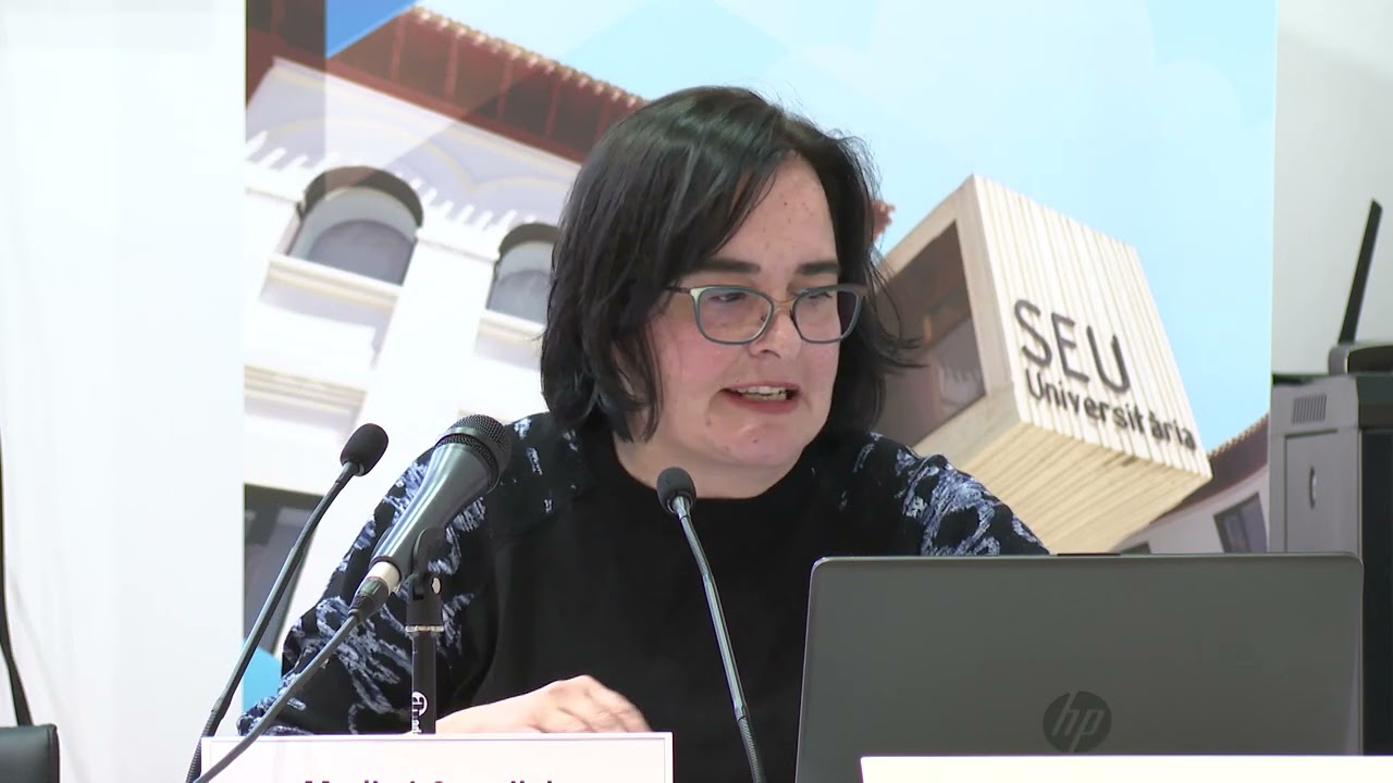 XVII Jornada d'Onomàstica. Intervenció de Maribel Guardiola. La Nucia, 14 de març del 2025.