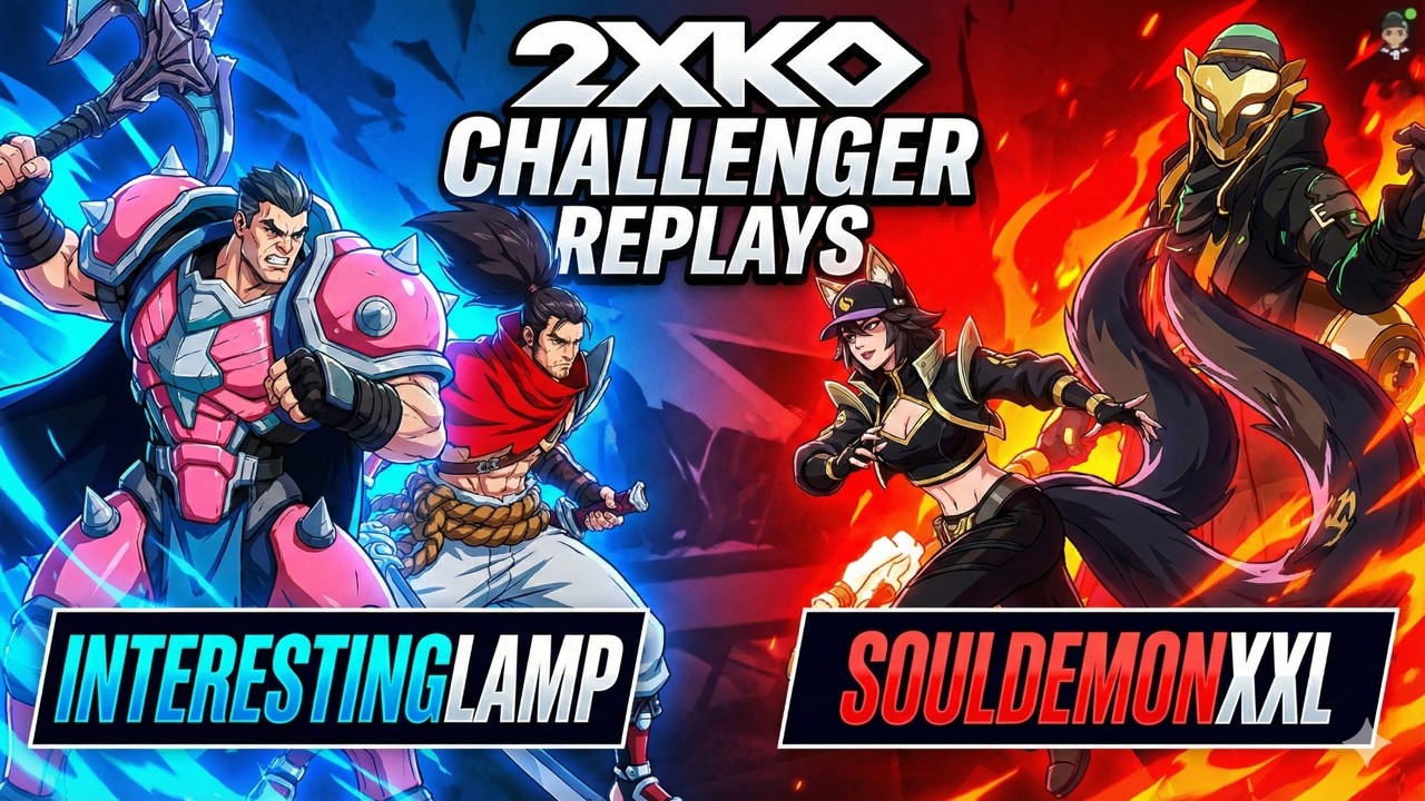 InterestingLamp vs SoulDemonxXL – [Challenger] Darius Yasuo VS Ahri Ekko [Grand Master] | 2XKO