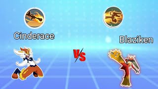 Blaziken V/s Cinderace🔥 Blaze kick Damage/ comparison || Pokemon unite 🦵🔥 screenshot 4