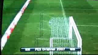 pro evo 2008 pes rooney long range goal